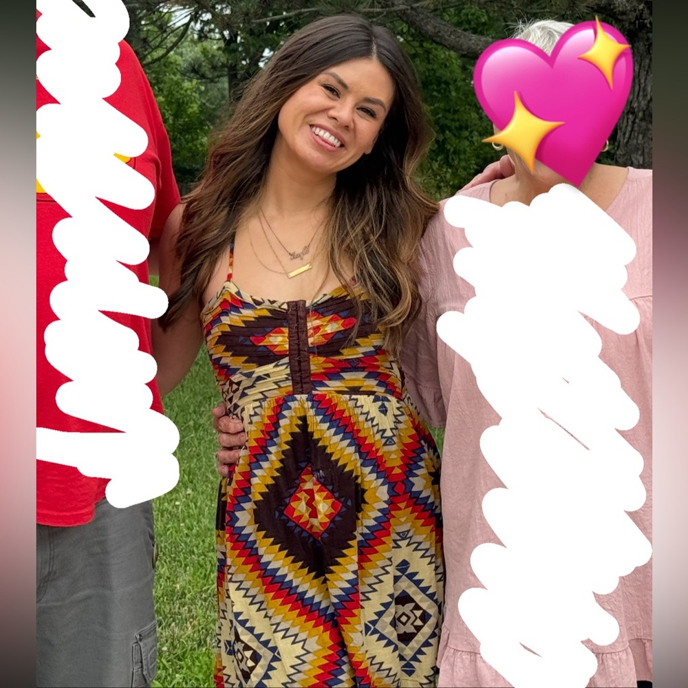 Billabong Colorful Geometric Patterned Dress - Picture 6 of 6